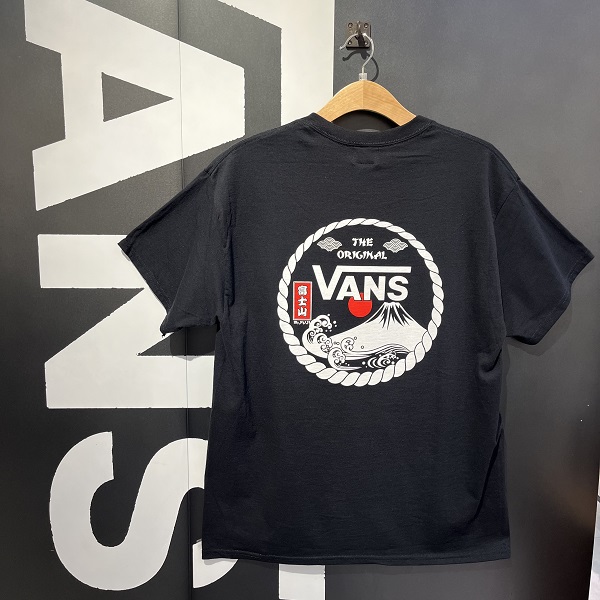 国内配送 VANS Mt.FUJI CIR SS TEE WHITE VANS VANSアパレル(WJ) ヴァンズ M Mt.FUJI CIR SS TEE ショート