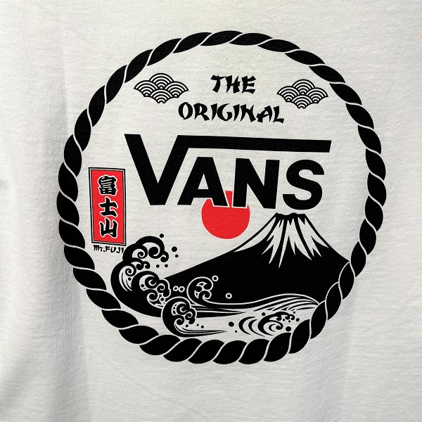 【VANS】 ヴァンズ MT FUJI SS TEE White 国内発送 JAPAN EXCLUSIVE T-SHIRT｜ヴァンズ: ウェア | ABC-MART 【公式