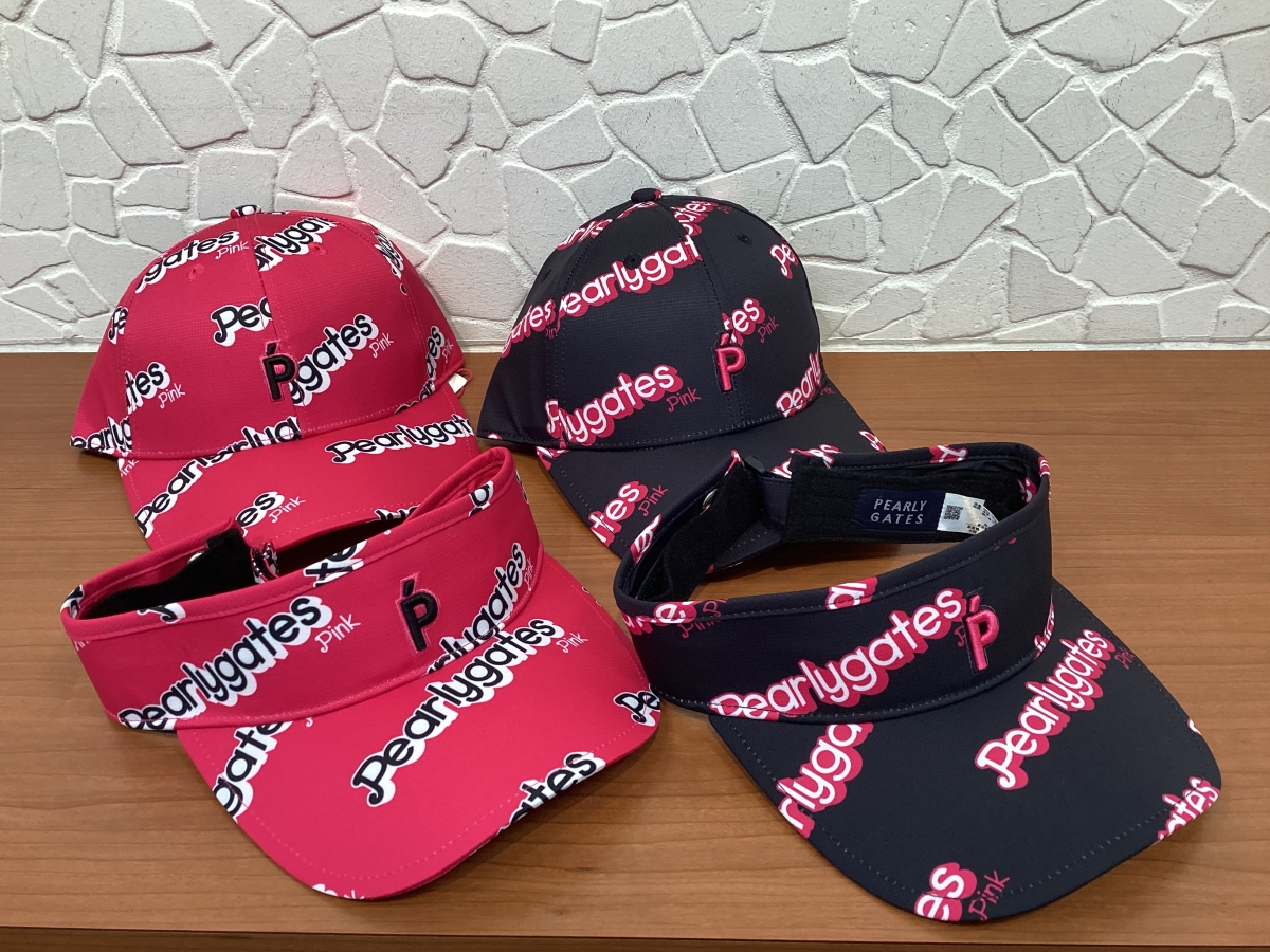 PEARLY GATES ロゴキャップ /バイザー PEARLY GATES 総ロゴCAP &サンバイザー | ショップニュース | 沖縄