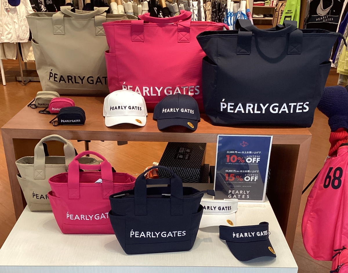 明日まで値引き定価の70%引き最終PEARLY GATES 新品 PEARLY GATES 定番アクセサリー入荷！！ | ショップニュース | 沖縄