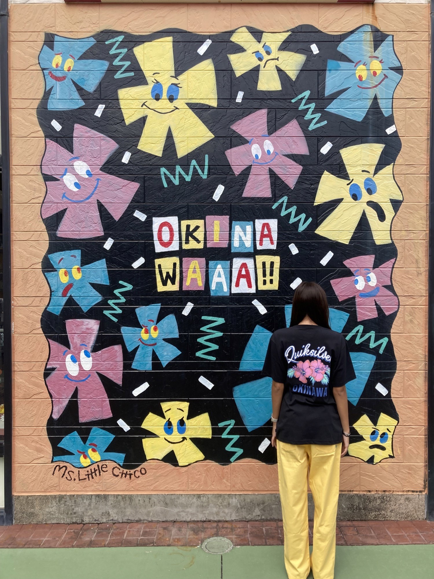 Straight Up 沖縄限定 Tシャツ ネイビー L 🌺沖縄限定Tシャツ🌺 🌺OKINAWA LIMTED TEE🌺 | ショップニュース