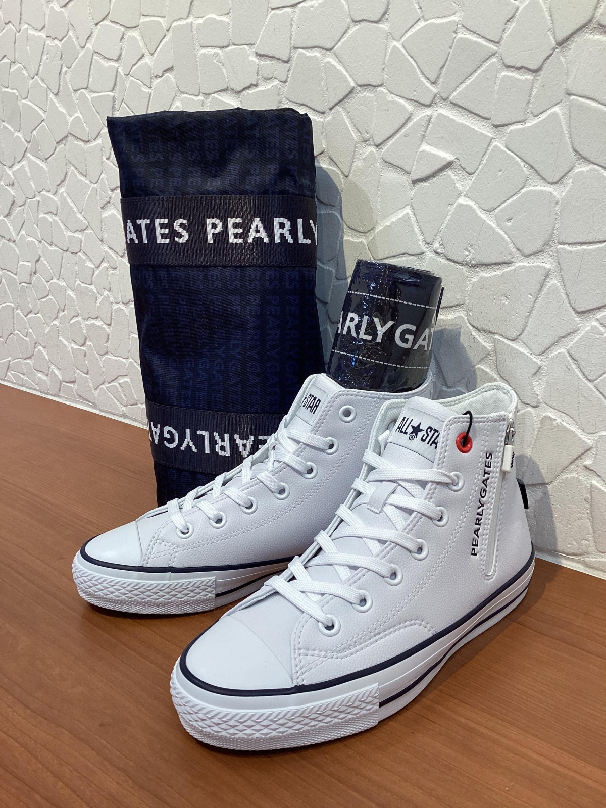 PEARLY GATES - PEARLY GATES CONVERSE ローカットスパイクレスシューズ パーリーゲイツ CONVERSEコラボ◇スパイクレスシューズ 23