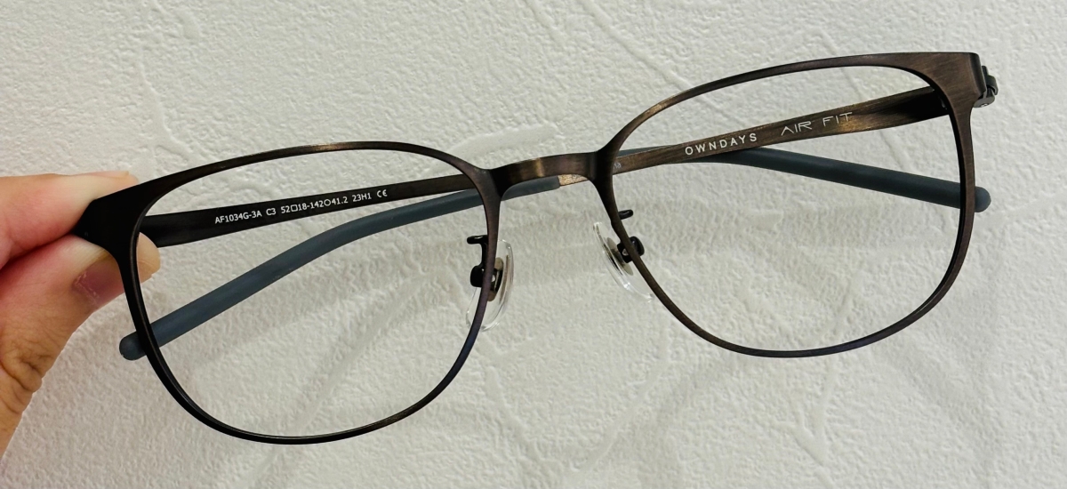owndays airfit AF1033G-3A メガネ OWNDAYS | AIR AF1033G-3A C3 | メガネ通販のオンデーズ
